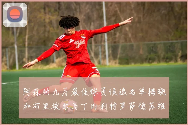 阿森纳九月最佳球员候选名单揭晓加布里埃尔马丁内利特罗萨德苏维门迪入围