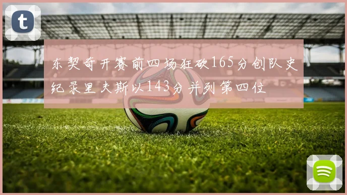 东契奇开赛前四场狂砍165分创队史纪录里夫斯以143分并列第四位